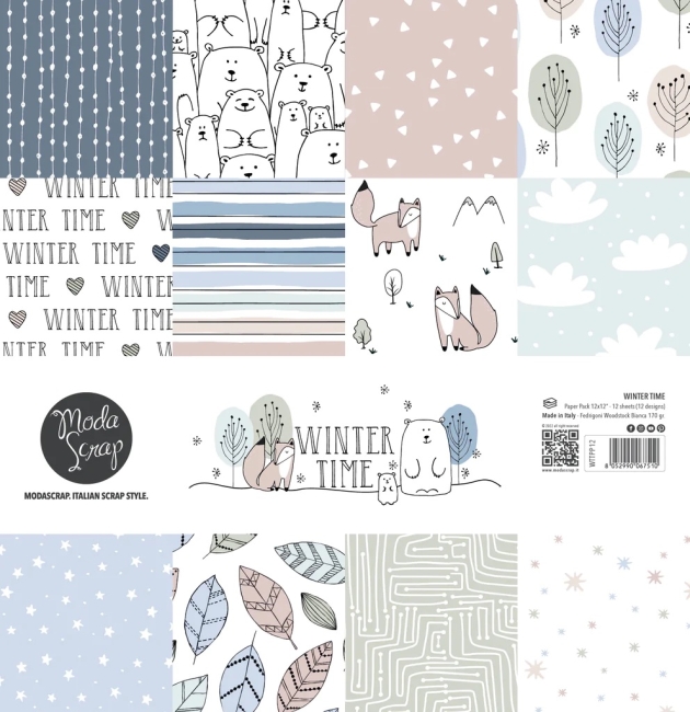 ModaScrap Papierpack Winter Time 12x12"