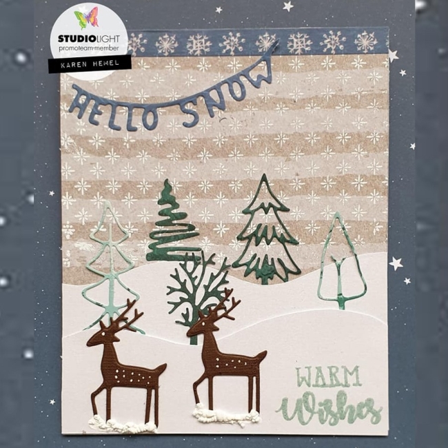 GRATIS! Studio Light Stanzformen Winter Joys Nr. 229