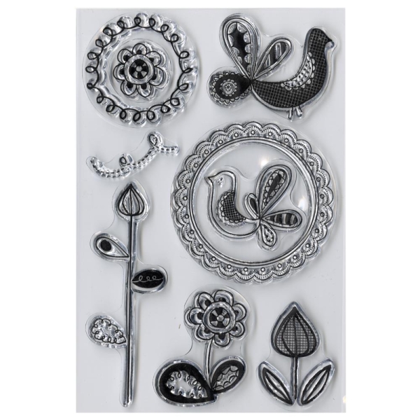 GRATIS! Kaisercraft Clearstempel Set La-Di-Da