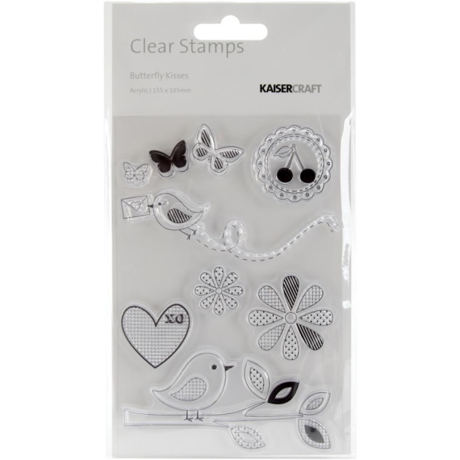 Kaisercraft Clearstempel Set Butterfly Kisses