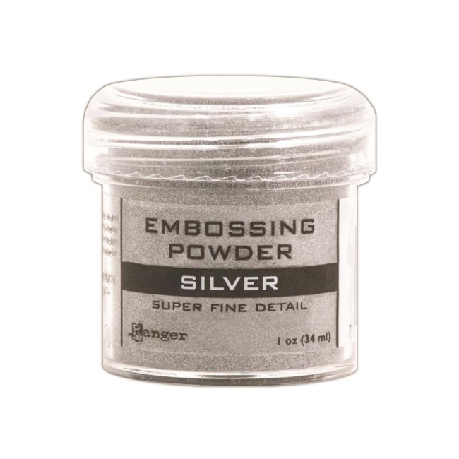Ranger Embossingpulver Super Fine Detail Silver Silber Embossing Powder