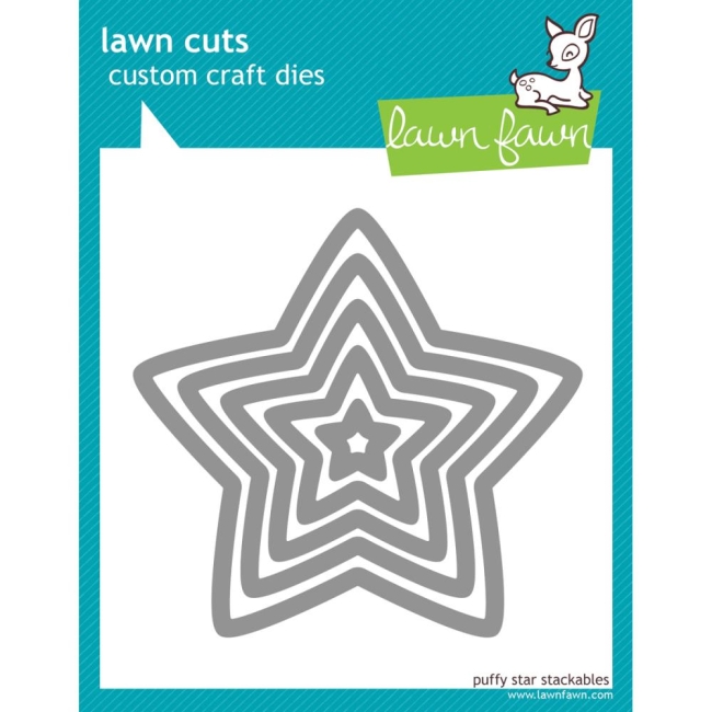 Lawn Fawn Stanzschablonen Sterne Puffy Stars Craft Dies