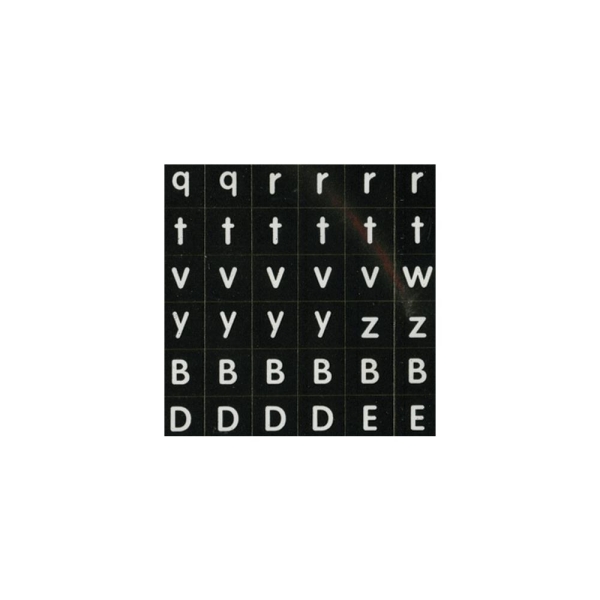 GRATIS! Kaisercraft - Mini Alphabet Stickers