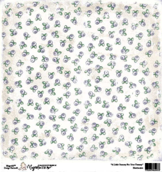 Magnolia Papier A Little Yummy For Your Tummy Blueberries 12x12"