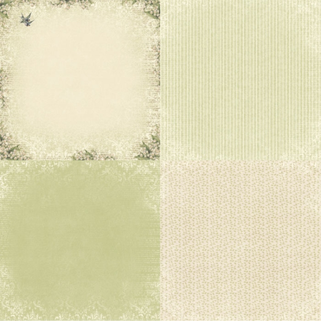 Pion Design Papier Fairytale of Spring Lilly of the valley 12x12"