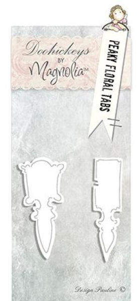 GRATIS! Magnolia Doohickeys Stanzschablonen Peaky Floral Tabs Dies