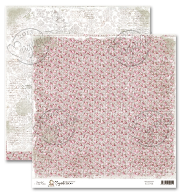 GRATIS! Magnolia Papier Sea Breeze Rose Path 12x12"