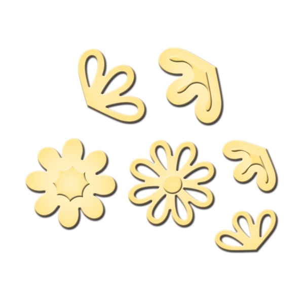 GRATIS! Spellbinders Shapeabilities Stanzen D-Lites Pretty Petals Dies