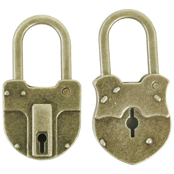 Kaisercraft - Treasures Metal Padlocks Antique Brass
