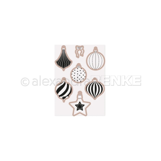 Alexandra Renke Cut & Emboss Folder Festtagskugeln PRE-ORDER Lieferbar ab 14.10.2025