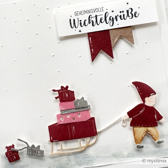 Alexandra Renke Stanzformen Wichtel Geschenke-Lieferdienst PRE-ORDER Lieferbar ab 20.10.2025