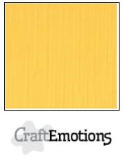 CraftEmotions Cardstock Texture gelb 250gr. 12x12" 5 Bogen
