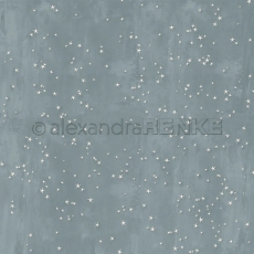Alexandra Renke Designpapier Sternenzauber Sturmpetrol 200g/m2 12x12" PRE-ORDER Lieferbar ab 14.10.2025