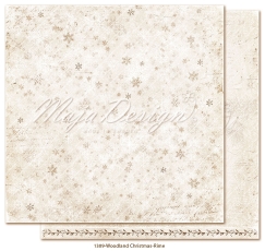 Maja Design Papier Woodland Christmas Rime 12x12"