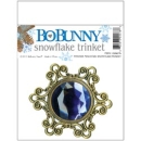 Bo Bunny - Powder Mountain - Snowflake Trinket