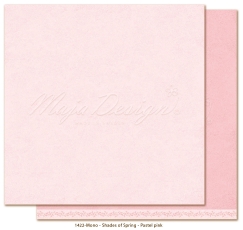 Maja Design Monochromes Shades of Spring Garden Pastel Pink 12x12"