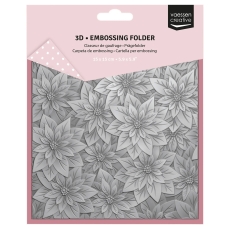 Vaessen Creative Prägeschablone Weihnachtsrose 15x15cm PRE-ORDER Lieferbar ab 03.09.2025