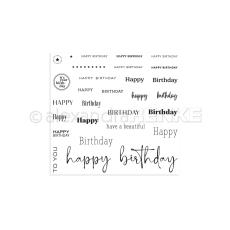 Alexandra Renke Clearstempel Happy Birthday 10x10cm