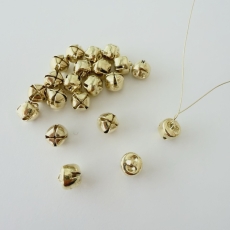 Kleine Glöckchen gold 5mm 20 Stück