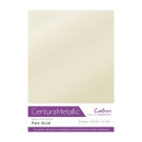 Crafter's Companion Unipapier gold glänzend Metallic A4 Pack Pale Gold (10 Bogen)