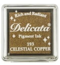 Tsukineko Delicata Mini Stempelkissen Celestial Copper 3x3cm