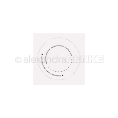 Alexandra Renke Prägefolder Typo Kreis Sternchen-Zauber 15.0cm PRE-ORDER Lieferbar ab 20.10.2025